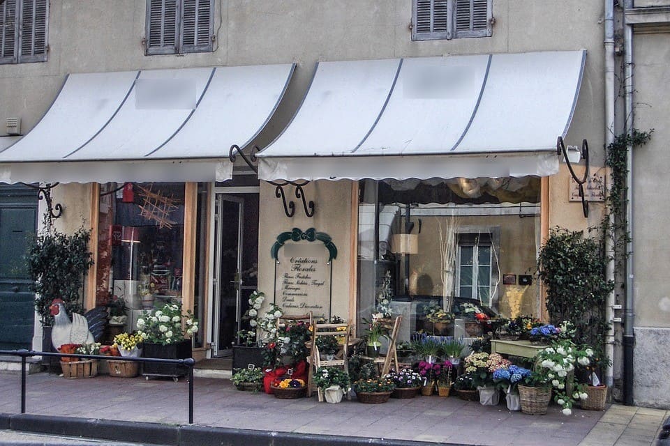 Vitrine d’un commerce de proximité