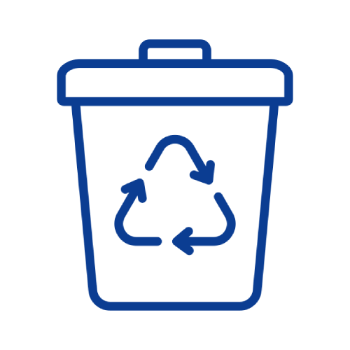 Icône gestion des déchets